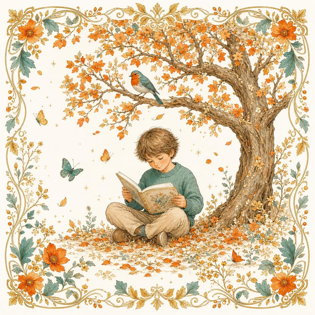 Reading illustration